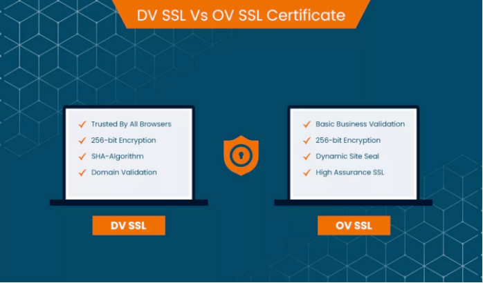 DV SSL与 OV SSL证书的区别，一图说明