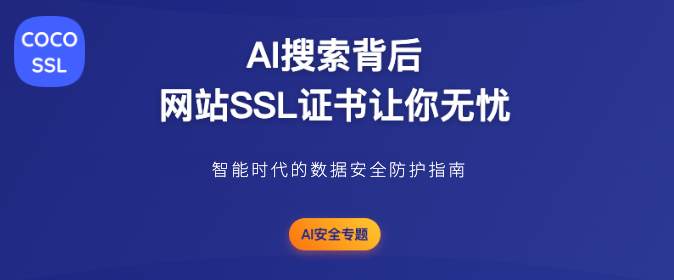 AI搜索背后，网站SSL证书让你无忧！
